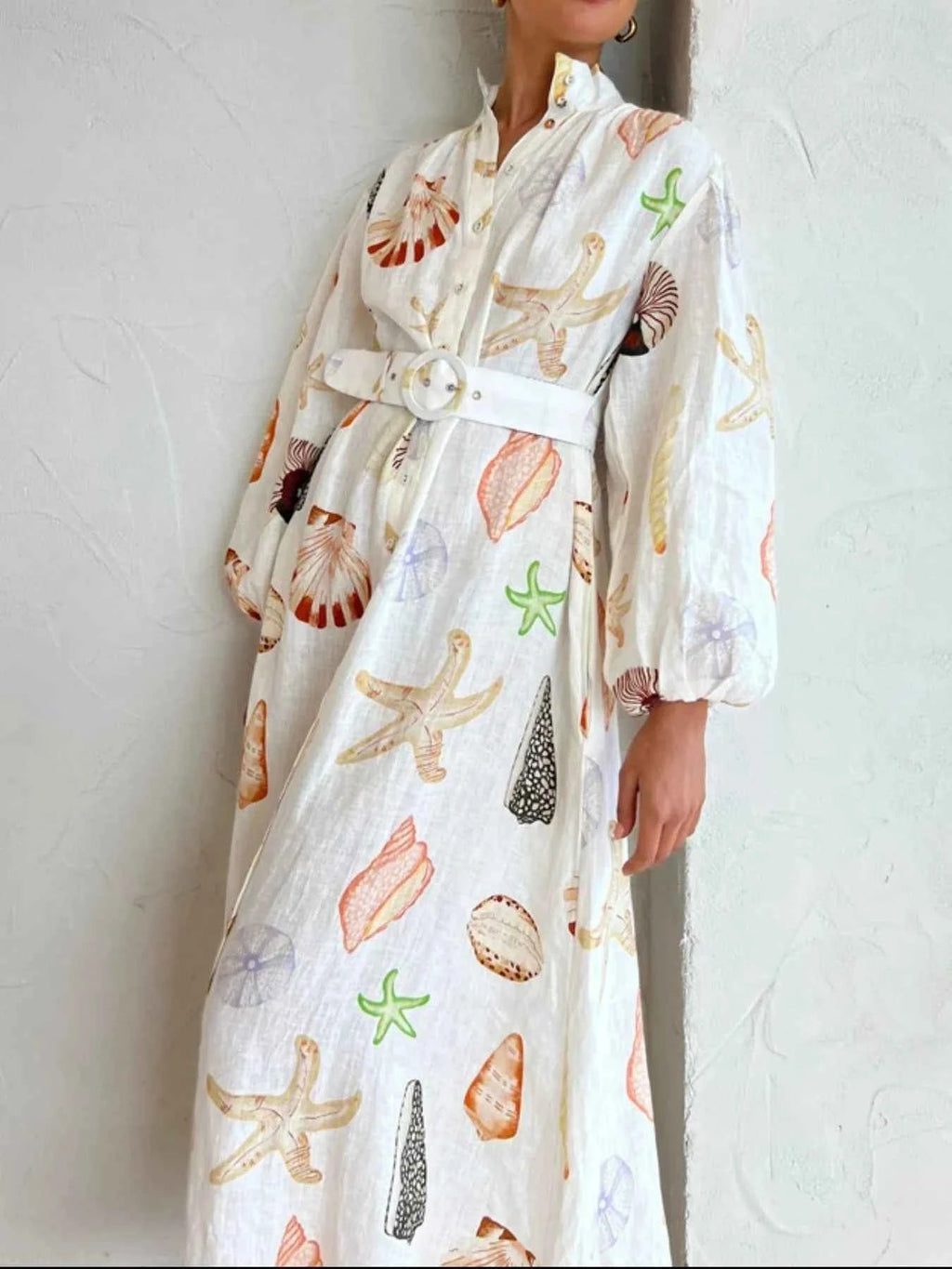 Balloon Sleeve Shirt Dress Regular price