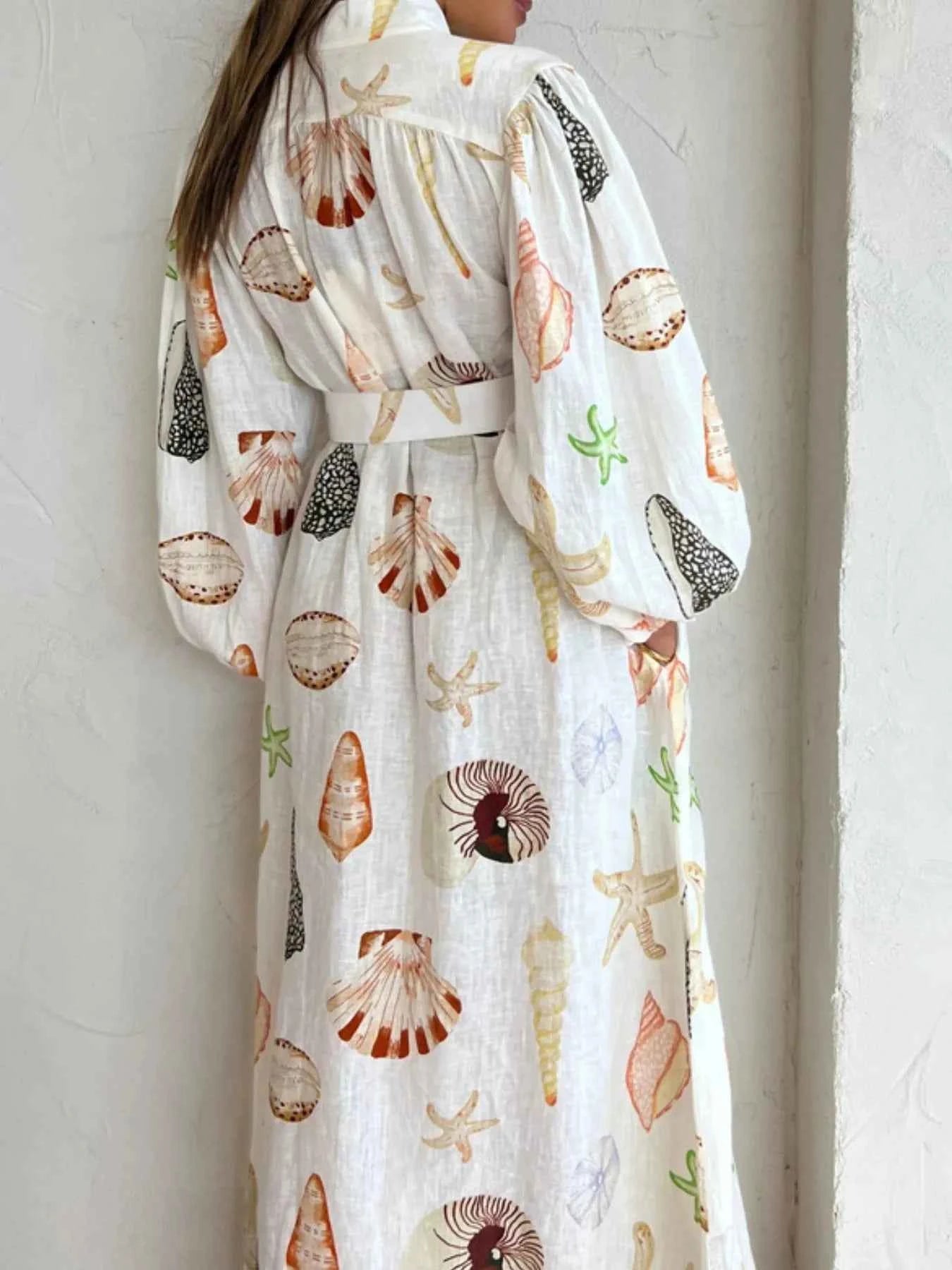 Balloon Sleeve Shirt Dress Regular price