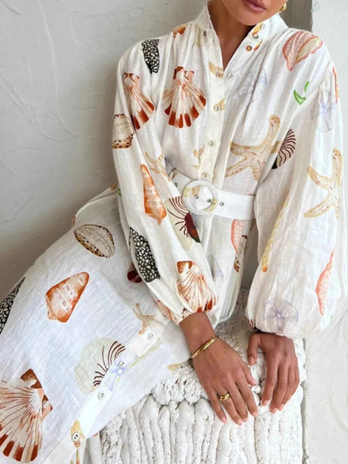 Balloon Sleeve Shirt Dress Regular price